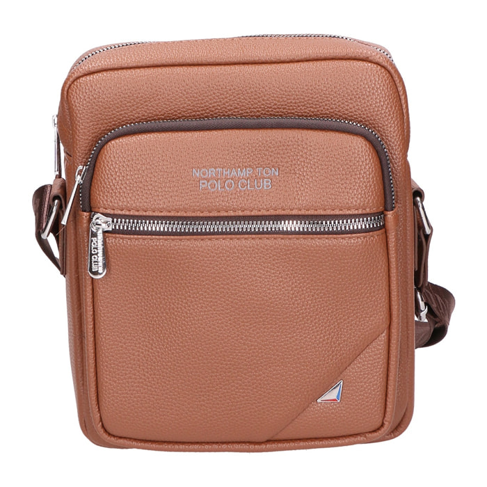 Borsa a tracolla uomo - Modello False - Pelle PU vegana - 20.0 x 24.0 x 5.0 cm
