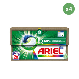 4x26 Pods Aloe Vera Color, Lessive En Capsules Ariel