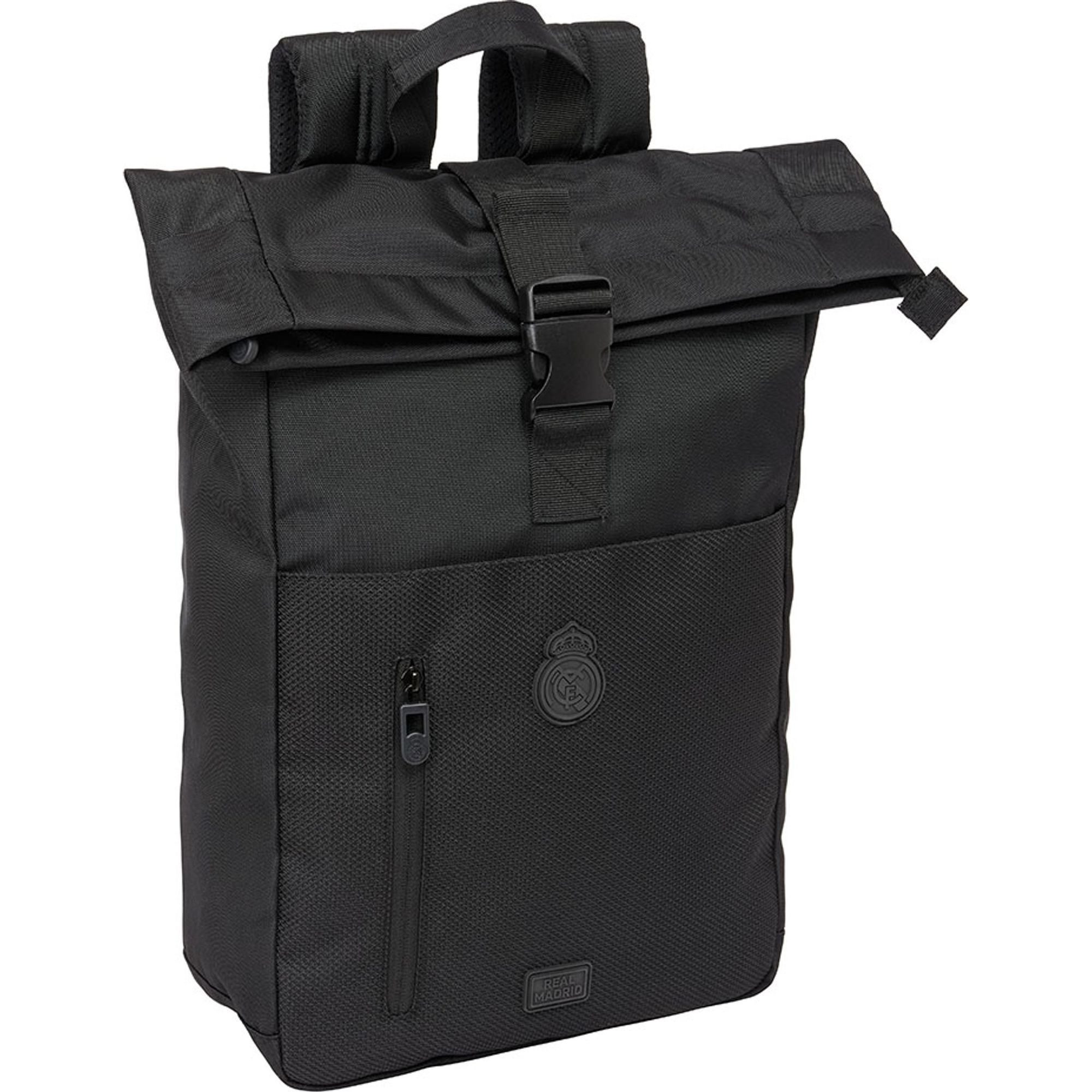 Mochila solapa para portatil 15,6 real madrid premium