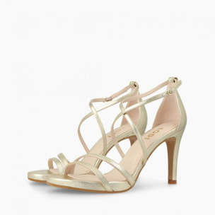 SANDALIAS DORADAS INRIKO-X