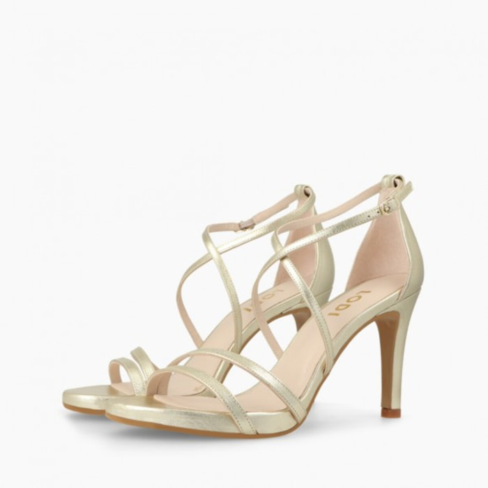 SANDALIAS DORADAS INRIKO-X