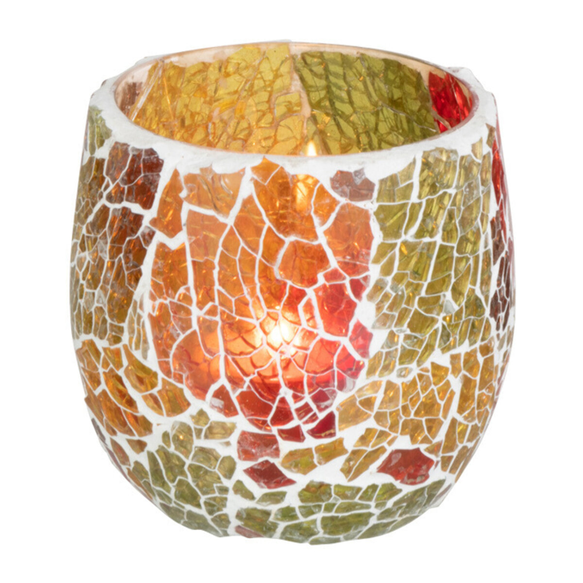 J-Line bougeoir Sunset - verre - mix - small