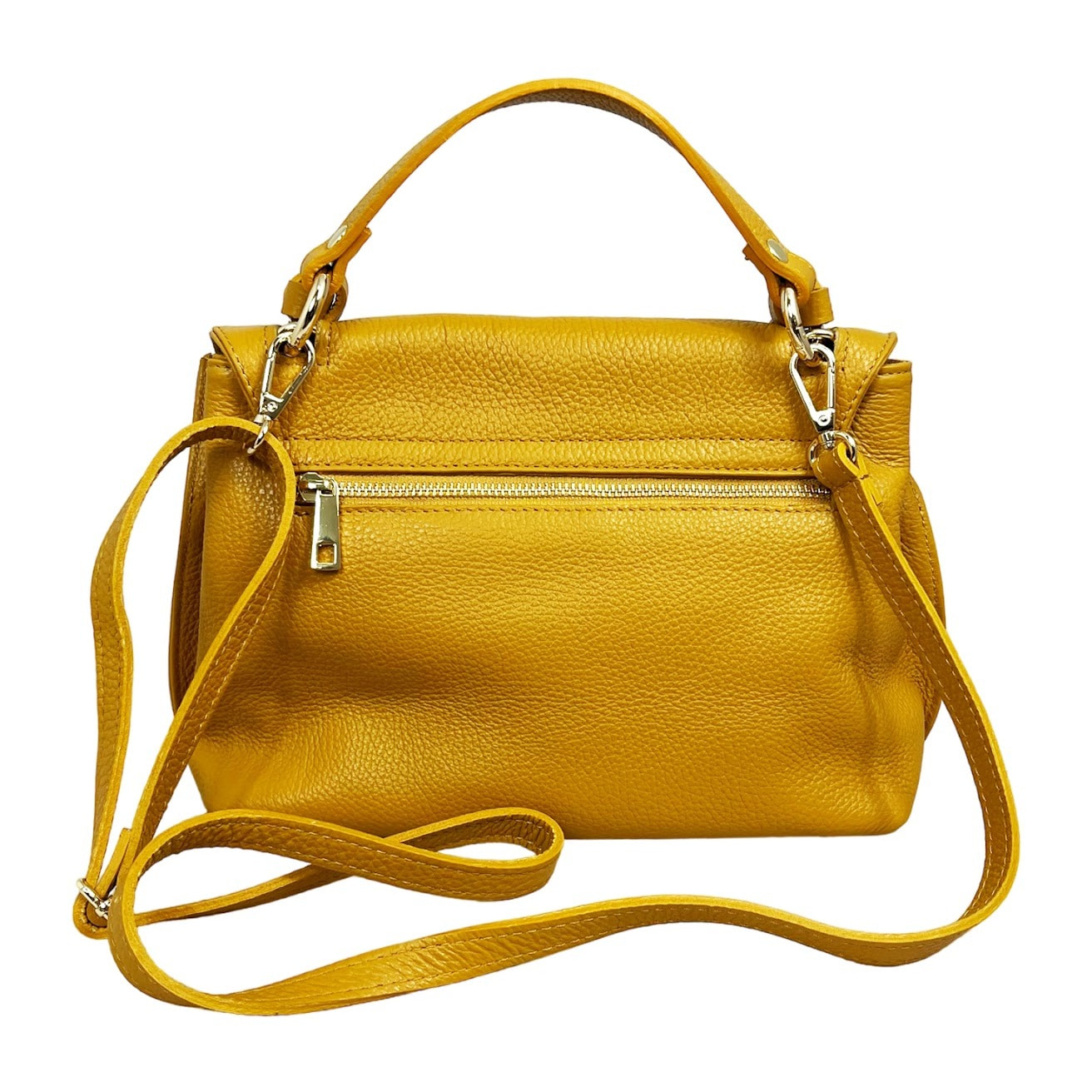 Bolso de mano Cheval Firenze Amelia Mostaza Amarilla