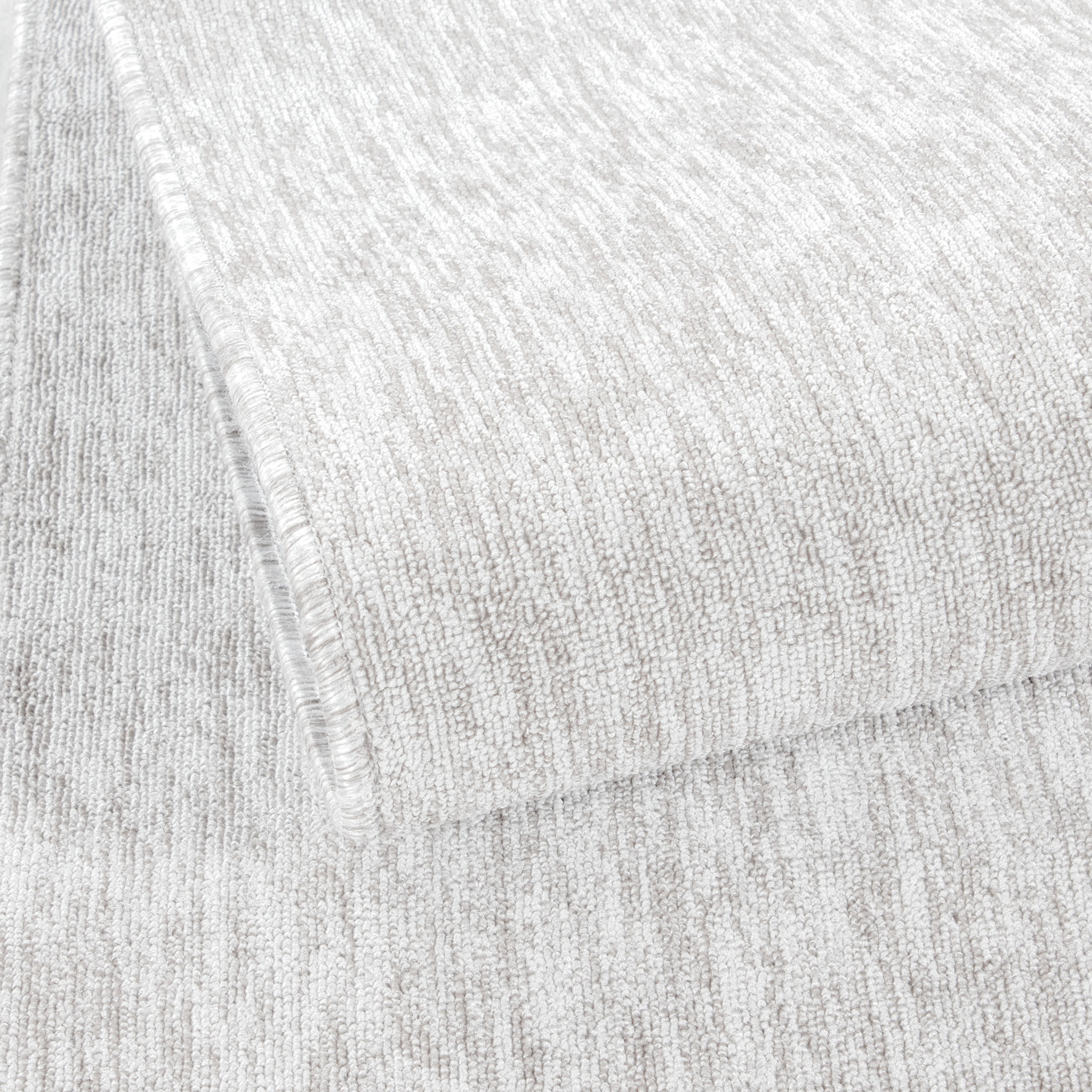 NADOR - Tapis rond de salon moderne Creme