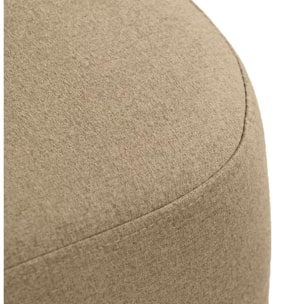 Pouf design rettangolare beige - Kate