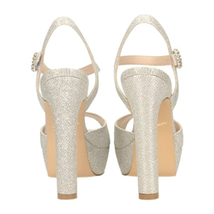 Sandali Donna Tata Italia Argentato