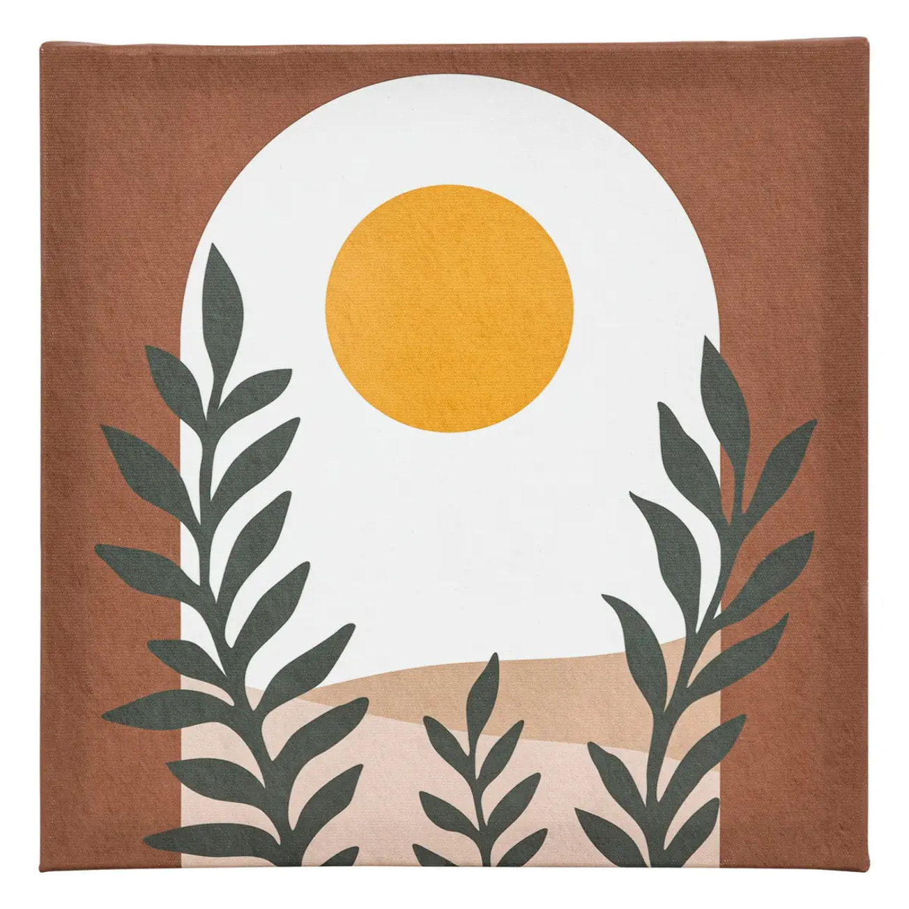 Lot de 5 toiles imprimées Cynthia beige 15x20/25x25cm