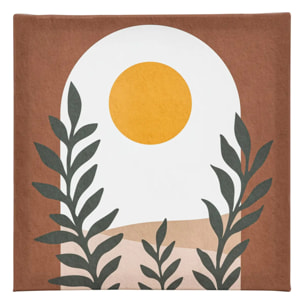 Lot de 5 toiles imprimées Cynthia beige 15x20/25x25cm