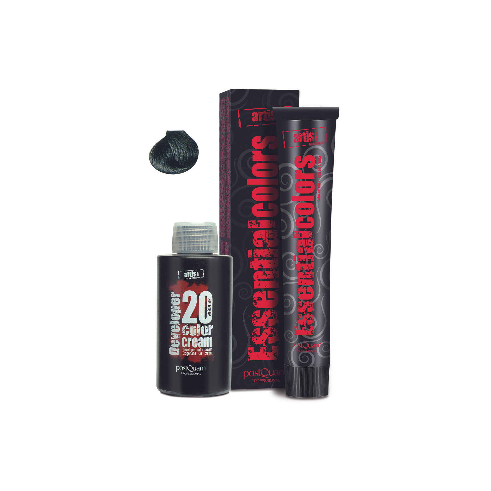 Coloration Pour Cheveux N°1 Noir 60 Ml.