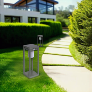 Lanterne Piky solaire vert laurier H40cm