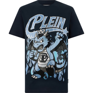 PHILIPP PLEIN Camiseta de cuello redondo y manga corta DRAGON