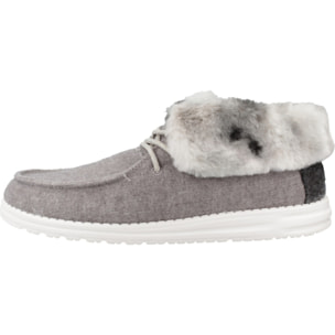 Zapatos Casual Mujer de la marca HEY DUDE  modelo WENDY FOLD Gray