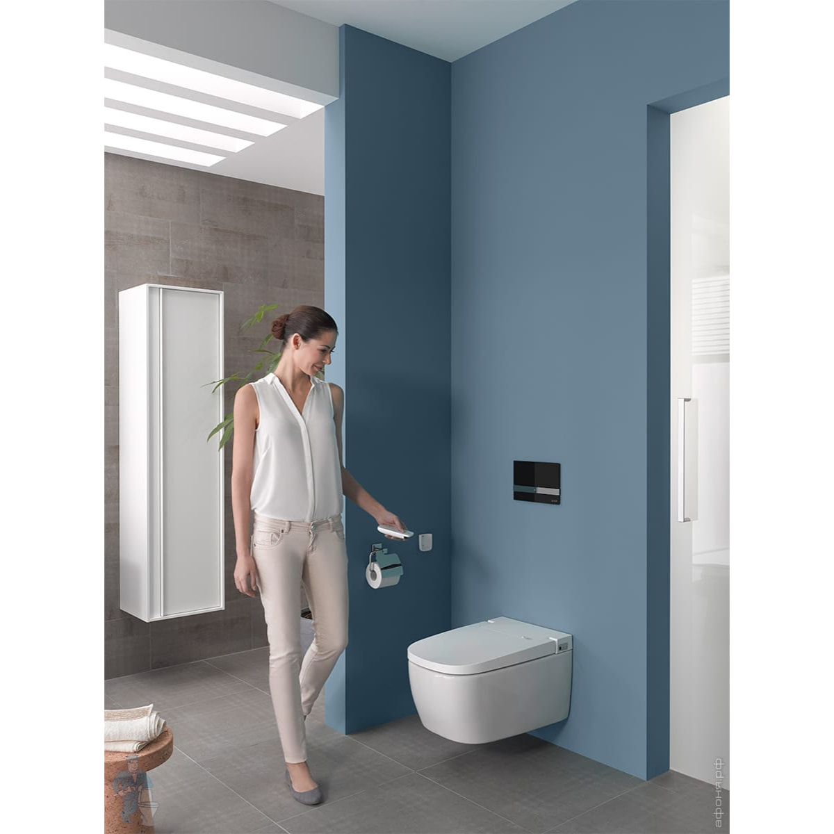 V-Care 1.1 Smart Comfort WC lavant avec commande à distance + Multifonctions personnalisables 100% hygiénique 5674B003-6194