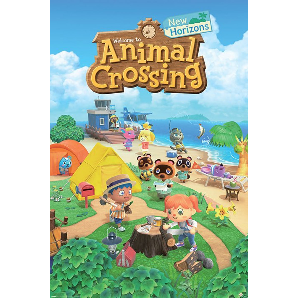 Animal Crossing Poster Pacchetto da 5 Pezzi New Horizons 61x91 cm Pyramid International