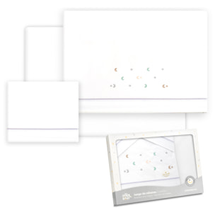 Triptico Coche Estrella Luna Multicolor Bco/Gris