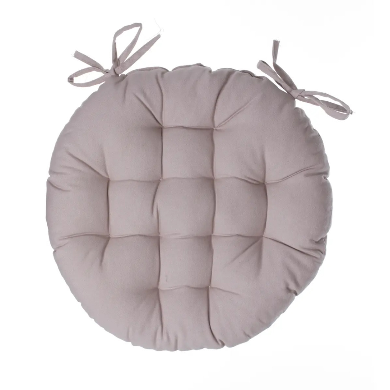 Galette de chaise "Anjali" ronde beige D38cm