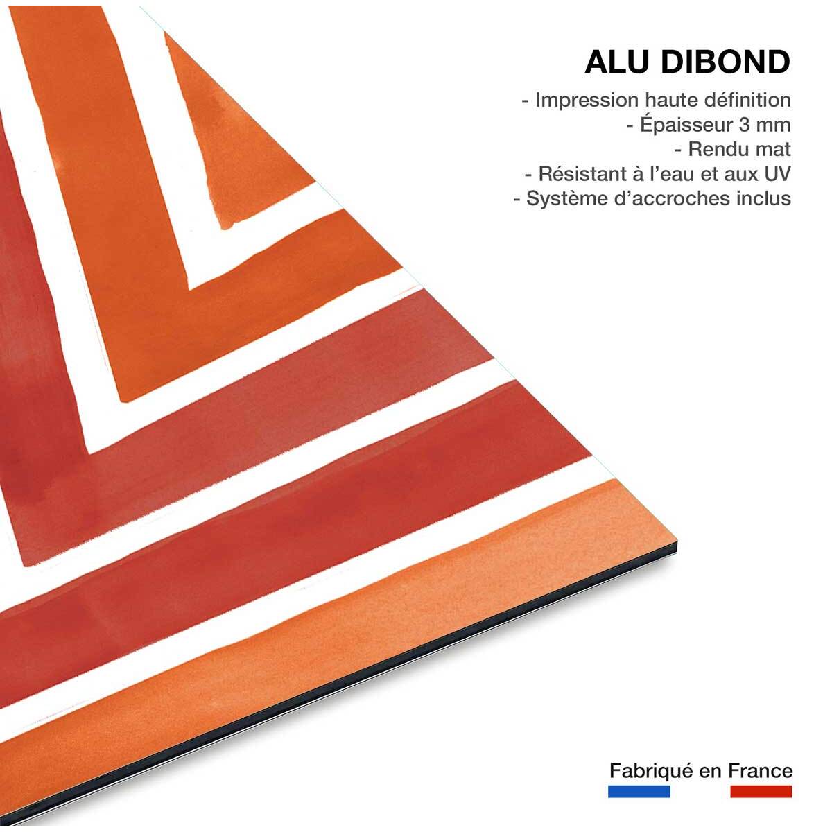 Tableau pop angle Tableau alu Dibond