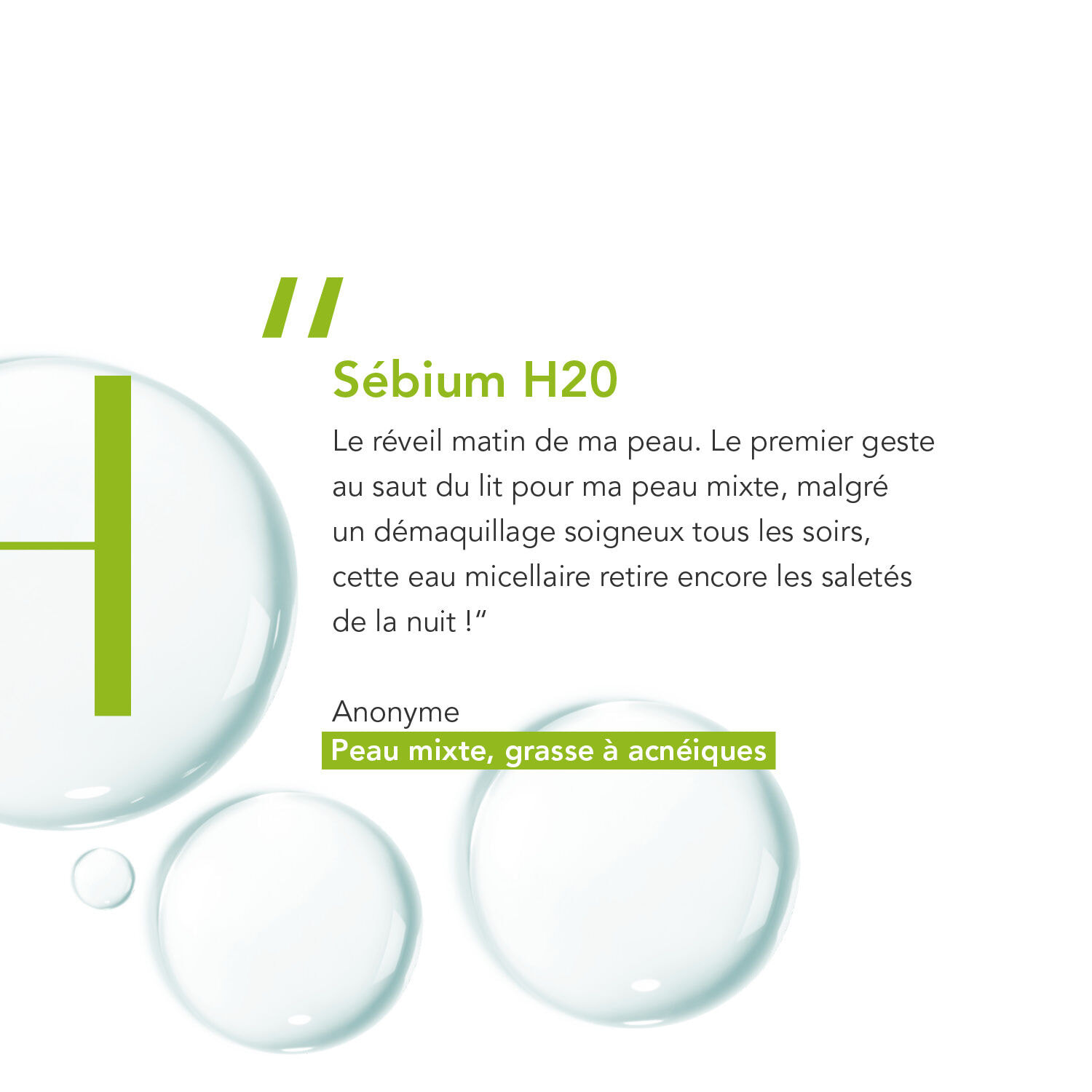 Sébium H2O - Eau Micellaire Purifiante - Peaux Mixtes à Grasses