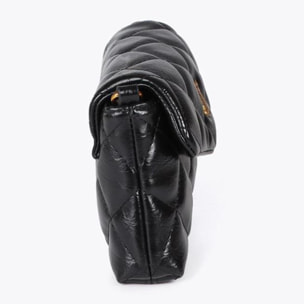 Mini Borsa a Tracolla Trapuntata con Logo LC Leopardo