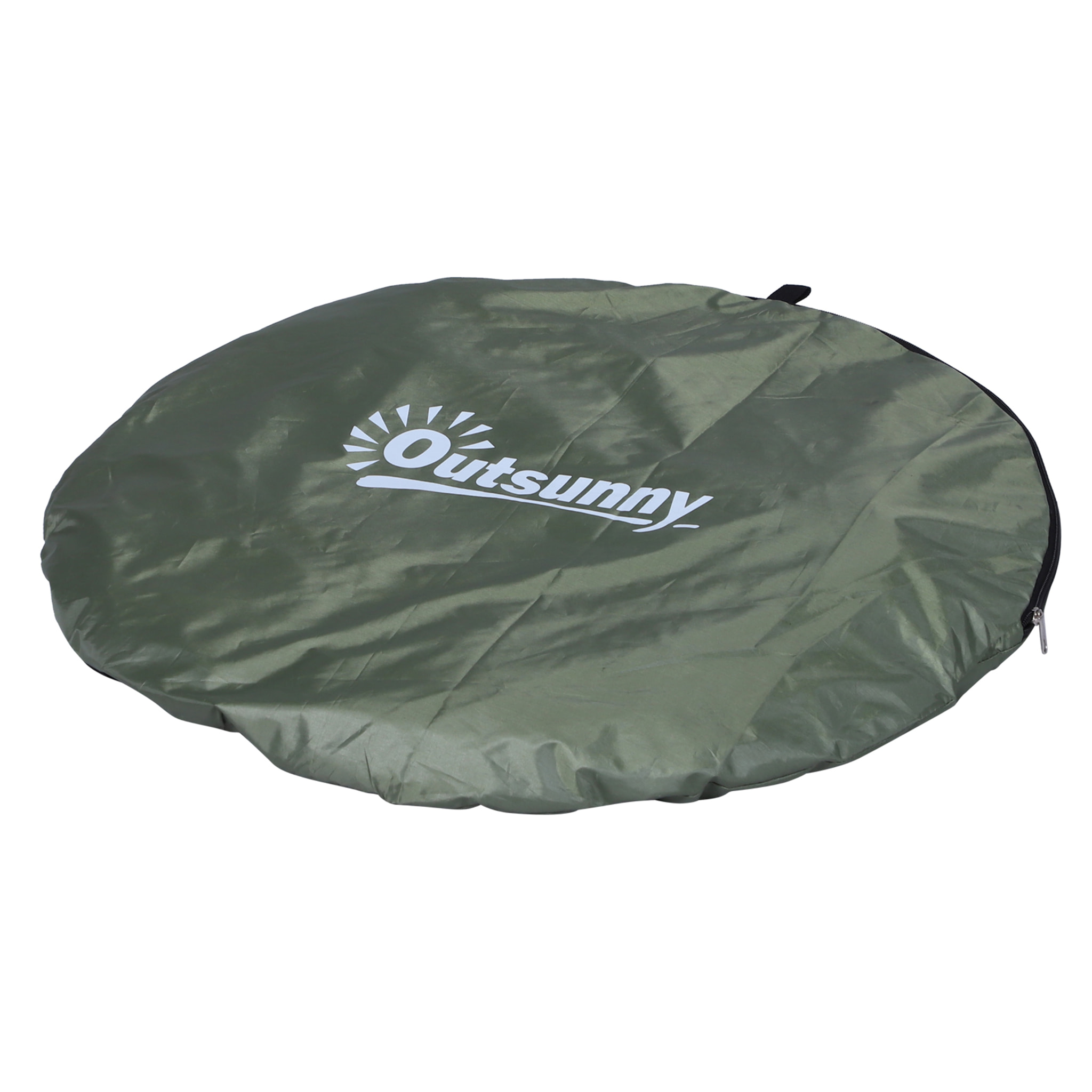 Carpa Vestidor de Poliéster Oxford Metal 1,2x1,2x1,9m Verde