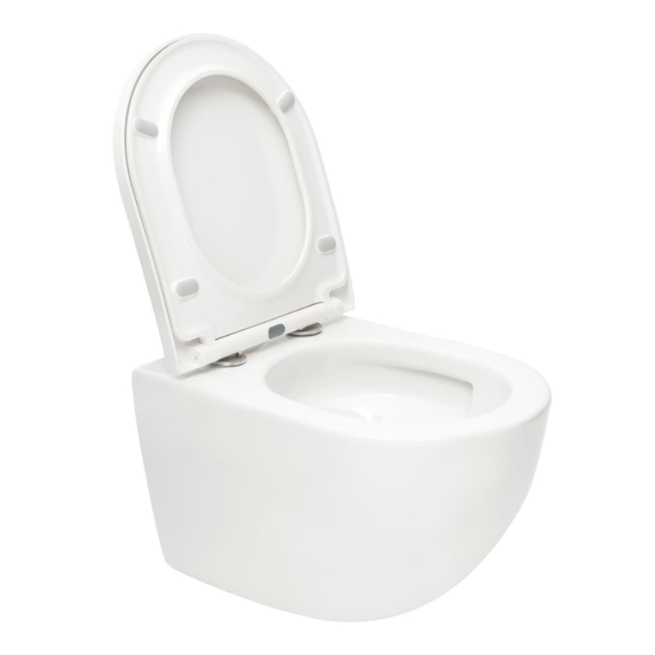 Tornado WC sans bride avec abattant SoftClose et fixations invisibles, blanc (SATFUS010RTORP)