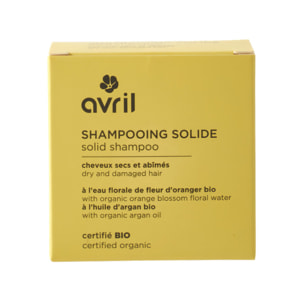 Shampooing solide Cheveux secs - Certifié bio