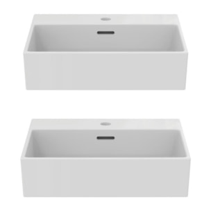 IDEAL STANDARD Lot de deux vasques 50x40 Extra avec trop plein