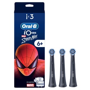 Oral-B iO Kids Brossettes Gentle Care Spiderman, 3 Unités