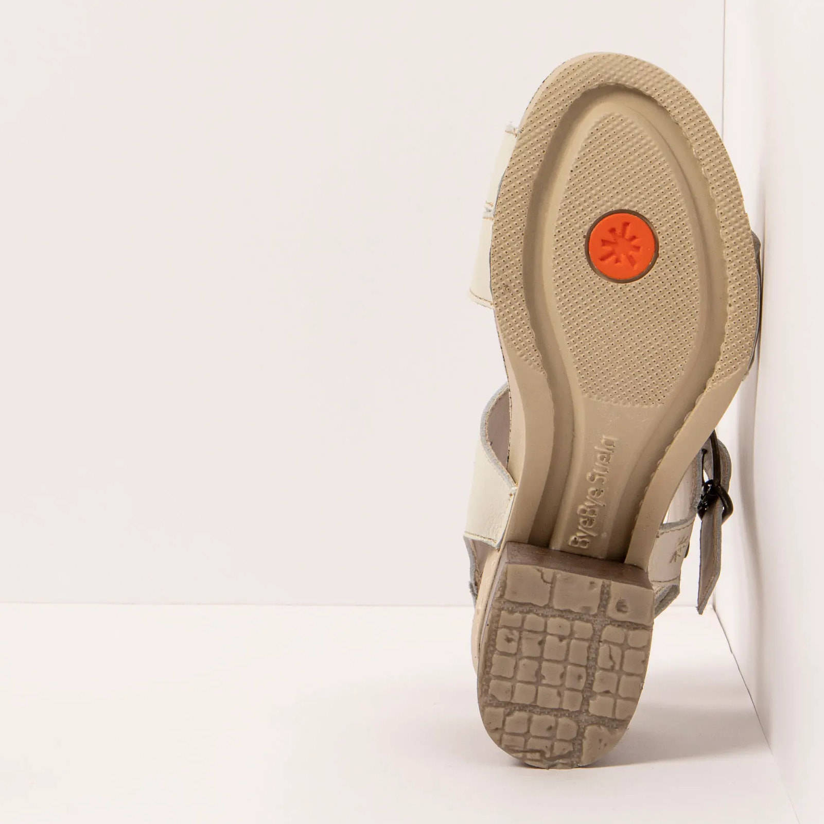 Sandalias con tacón 1872 NAPPA CREAM/ I WISH color Cream