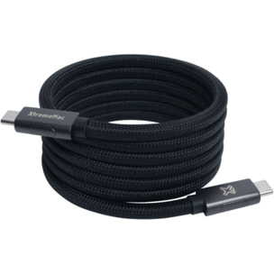 Câble USB C XTREMEMAC 1.5M noir magnetique 240W
