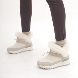 STIVALETTO SNEAKERS RUNNING BEIGE