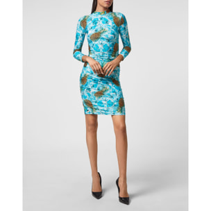 PHILIPP PLEIN Short Dress PINEAPPLE SKIES