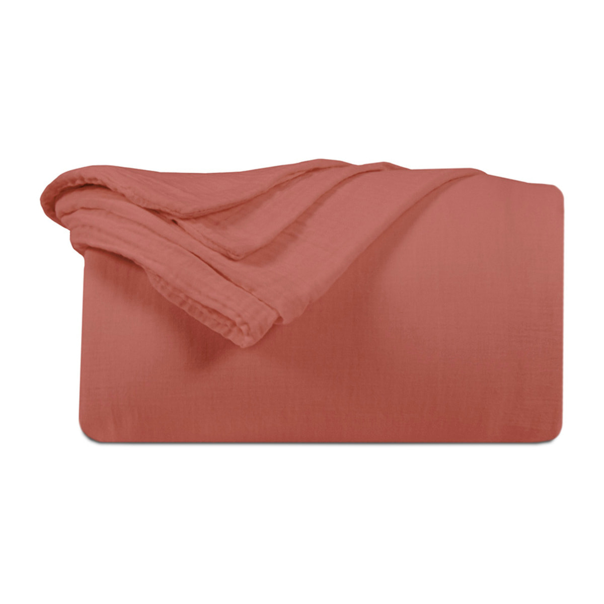 Housse de couette gaze de coton Terracota - LOUISE