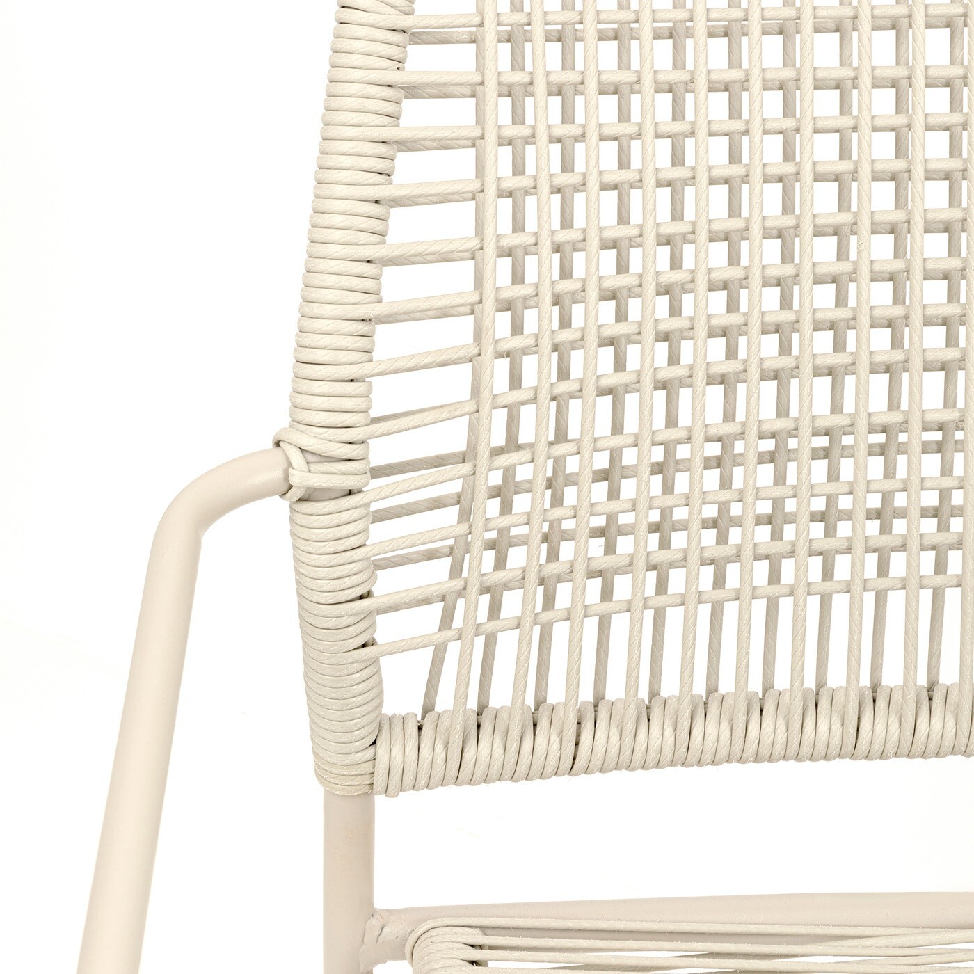 Chaise de jardin avec accoudoirs Madagascar grise Kare Design