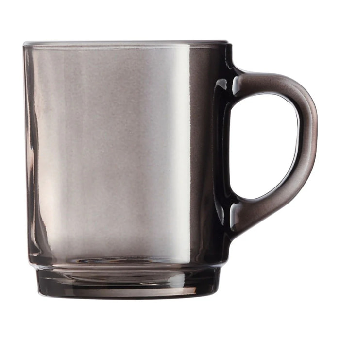 6 tazas 25 cl grises Alba - Luminarc