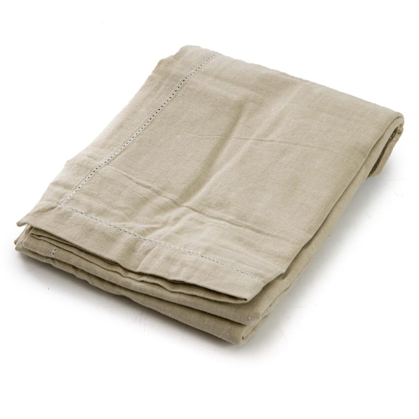 Tovaglia ajour in cotone - BEIGE MELANGE