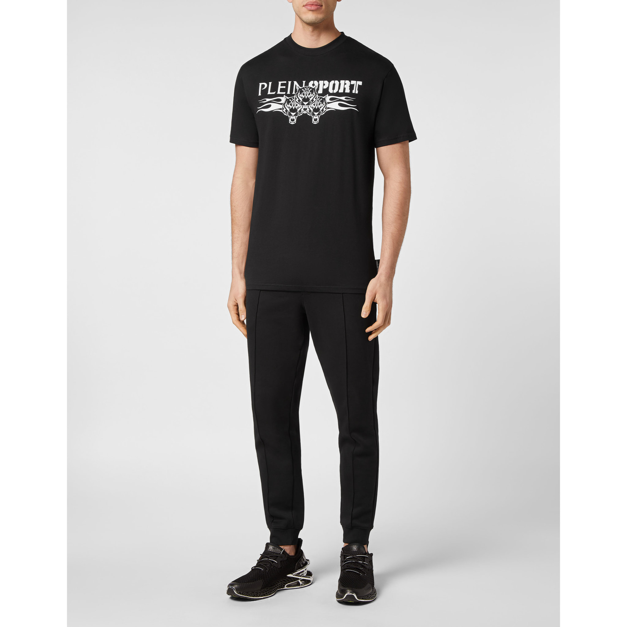 PLEIN SPORT Camiseta Cuello Redondo TIGER