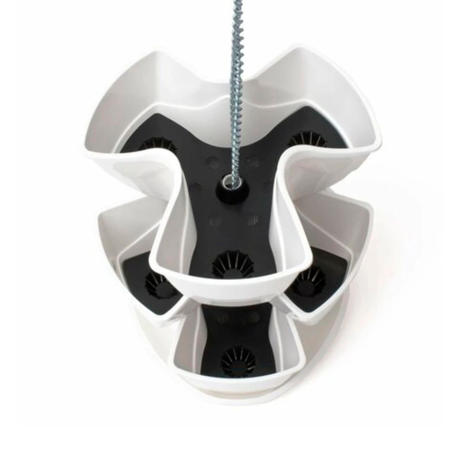 Jardín vertical colgante coubi herbal 9l., dimensiones (mm) 295x295x880, color blanco