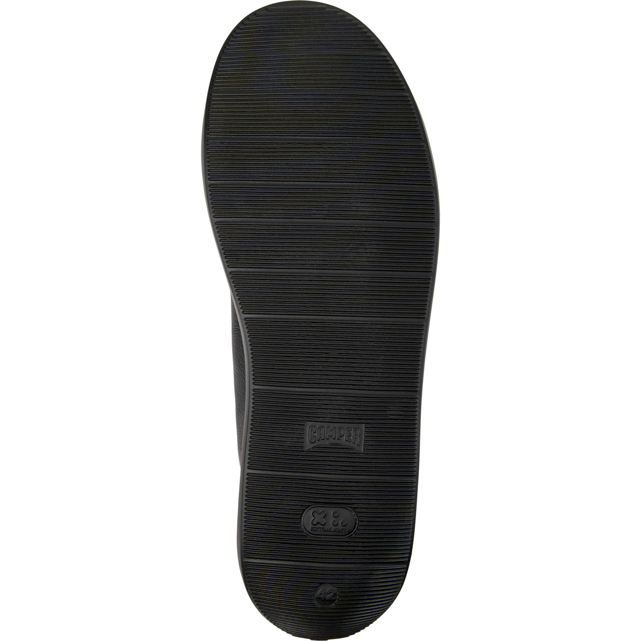 Scarpe stringate - CAMPER Wagon - Nero - Pelle liscia