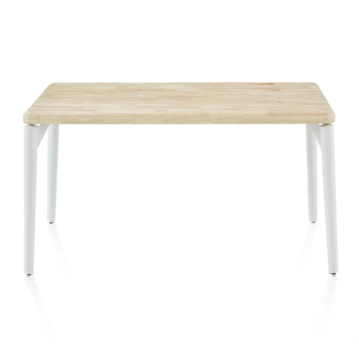 Mesa de comedor Padma 160 Blanco - Roble