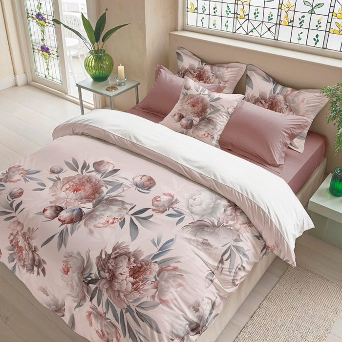 Housse de couette hanna rose