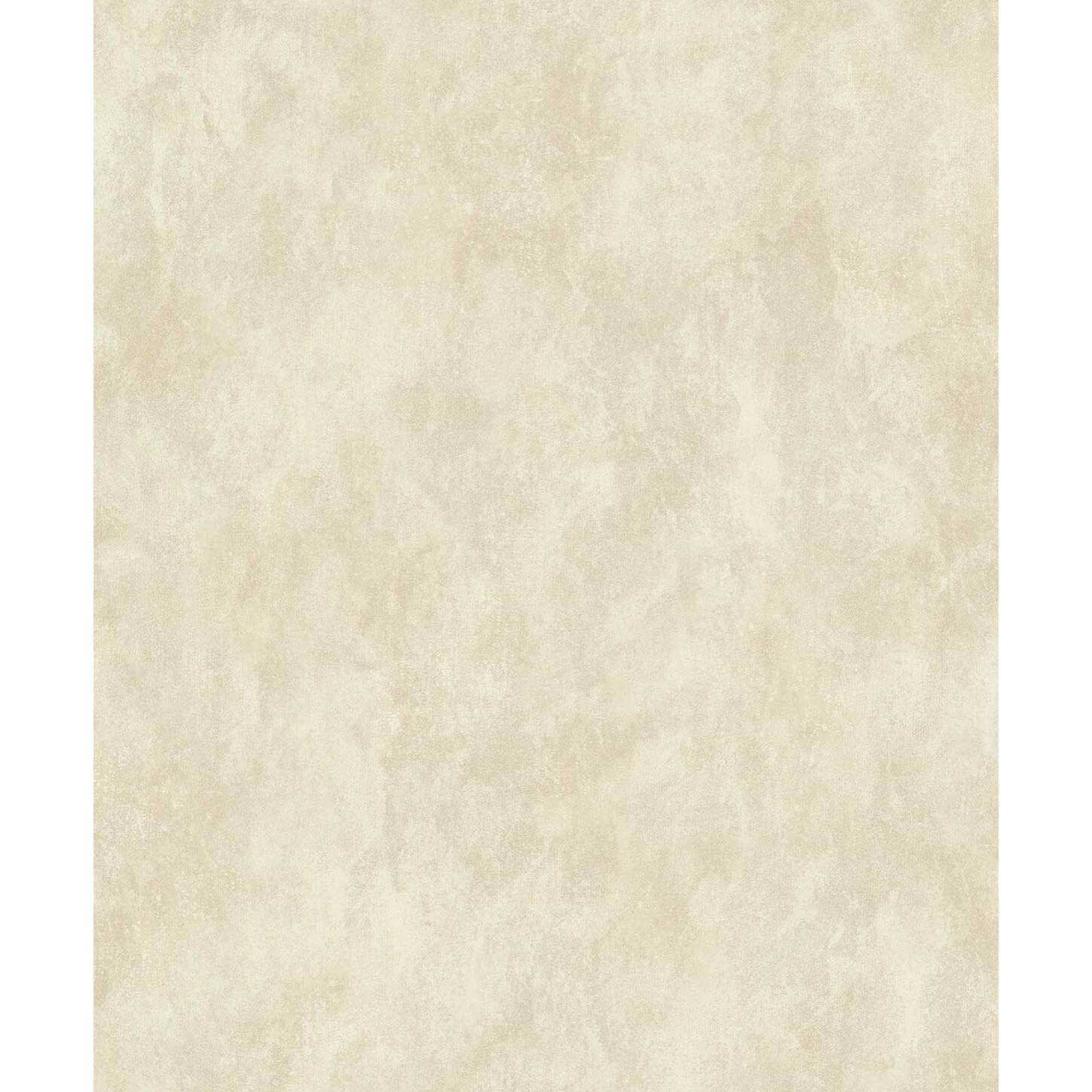 Papier peint uni effet enduit beige ivoire