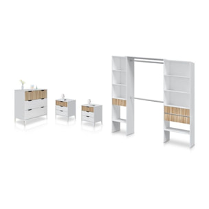 Dormitorio Nitza On Plus Blanco Artik (Blanco Mate) - Natur