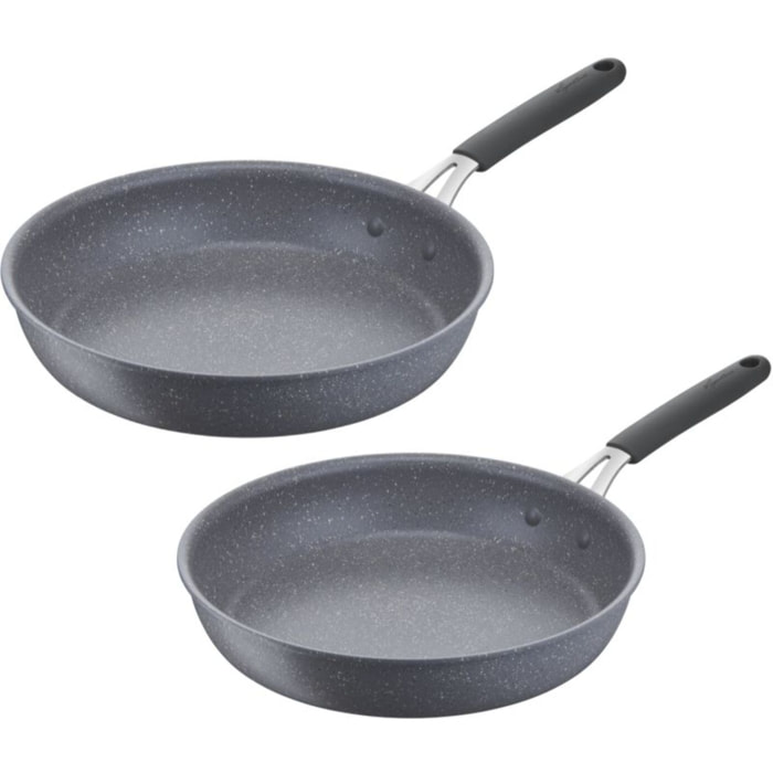 Batterie de cuisine LAGOSTINA Tempra mineral 2 pièces