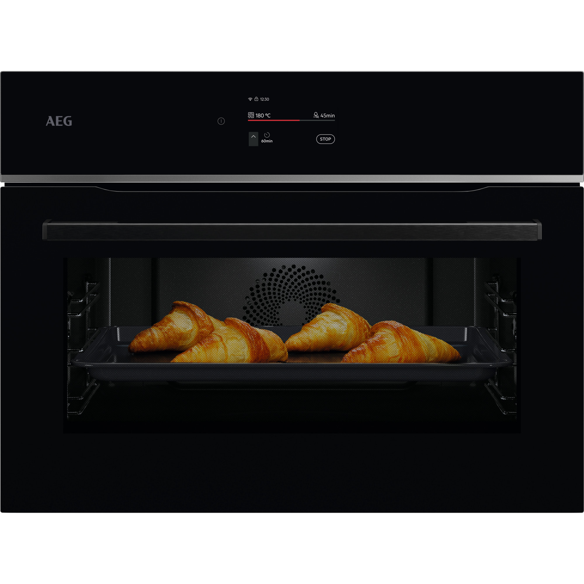 AEG Horno compacto Serie 7000 MealAssist con SteamBake con Display CookSmart Touch 4,3 '', con WiFi TA7PK721B