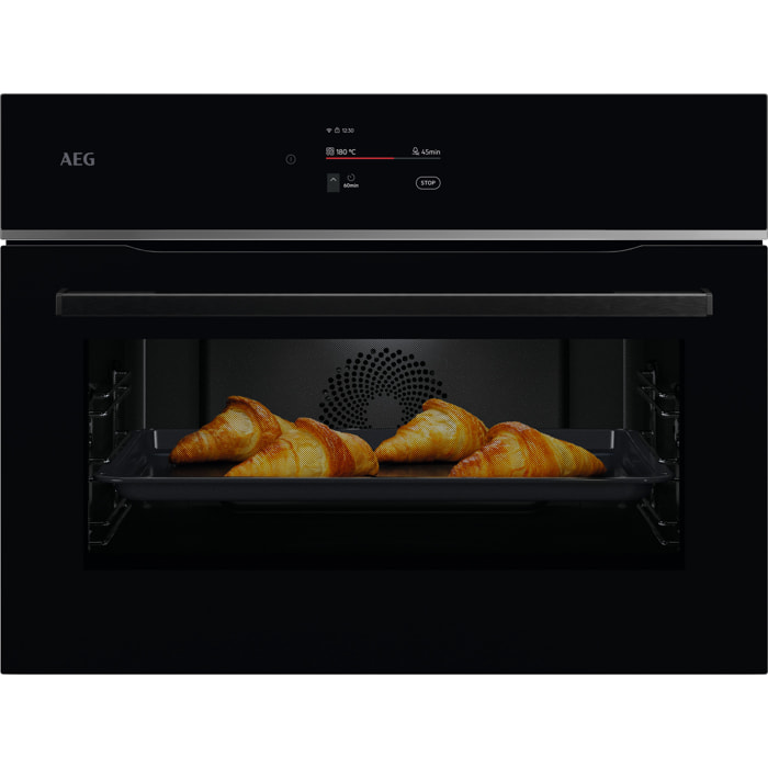 AEG Horno compacto Serie 7000 MealAssist con SteamBake con Display CookSmart Touch 4,3 '', con WiFi TA7PK721B
