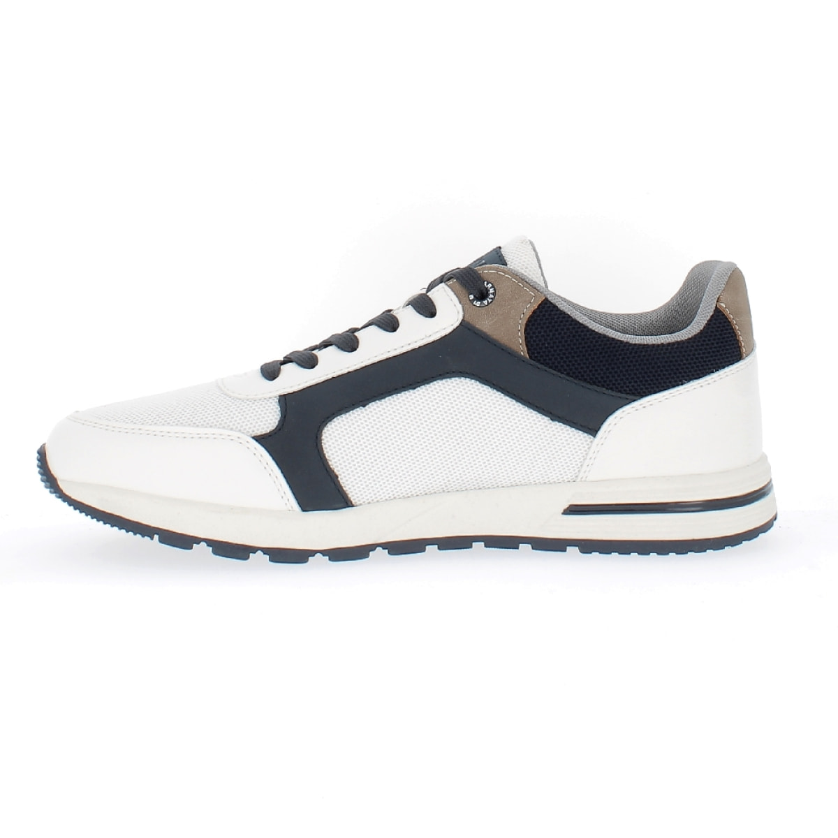 Armata di Mare Scarpe Uomo Sneakers Casual Stringate con Soletta Rimovibile in Memory Foam AMU SS23L339 Off White Navy