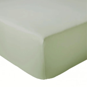 Drap Housse coton bonnet 23 cm fabriqué en France - Vert clair