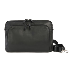 Borsa a tracolla  unisex In Vera pelle Made in Italy 34x23x8,5 cm