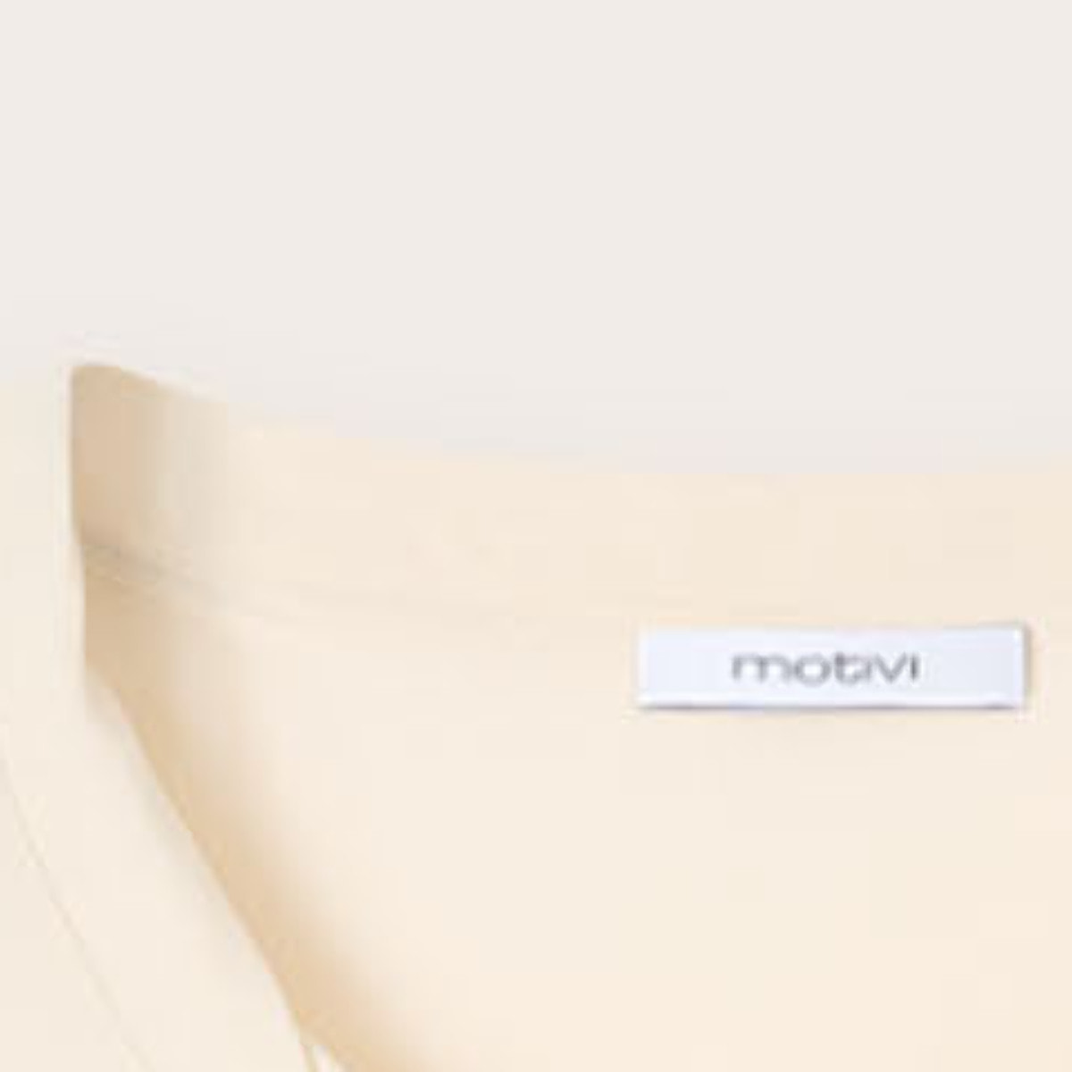 Motivi - Blusa con borde retorcido - Blanco